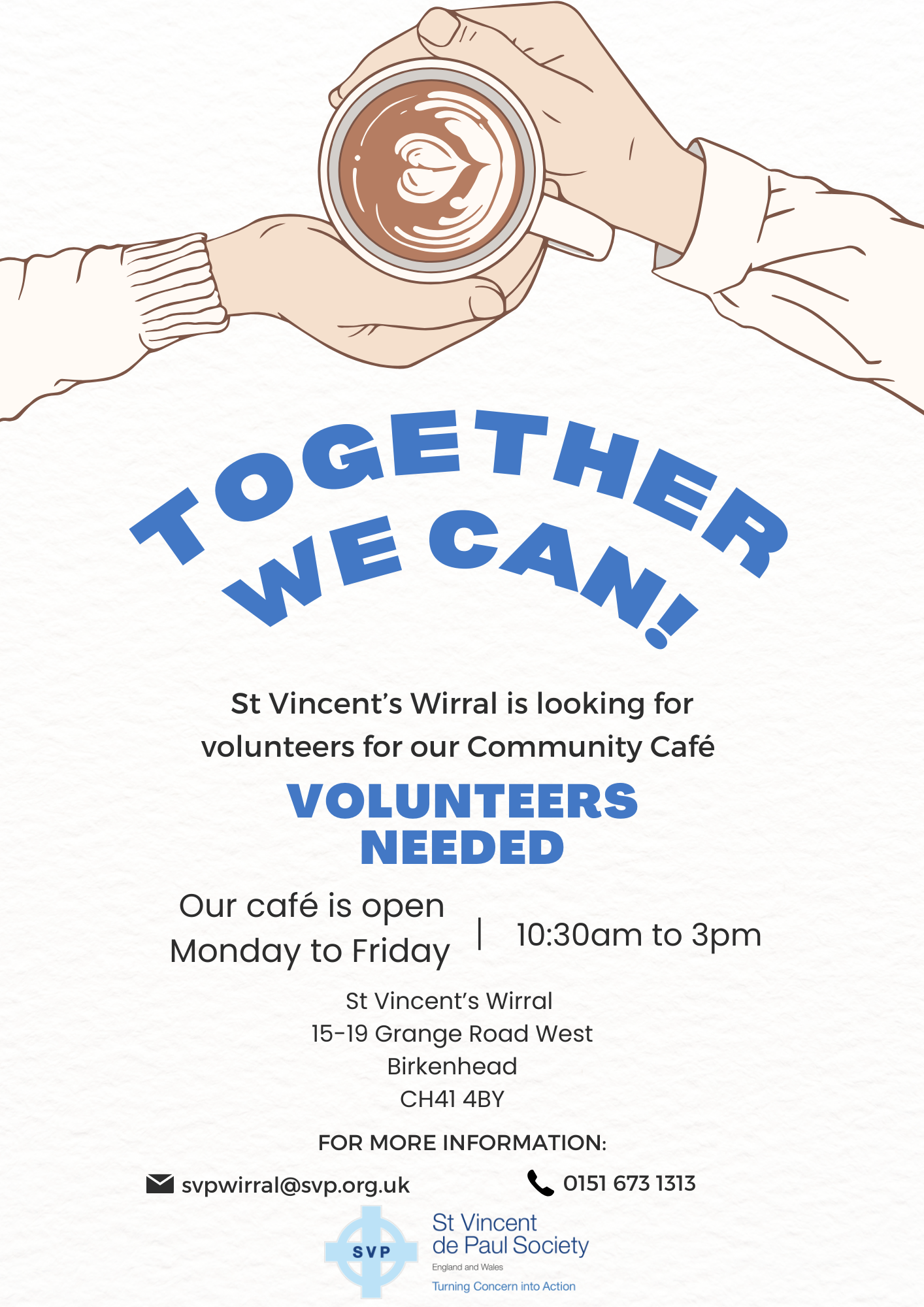 Volunteers needed poster