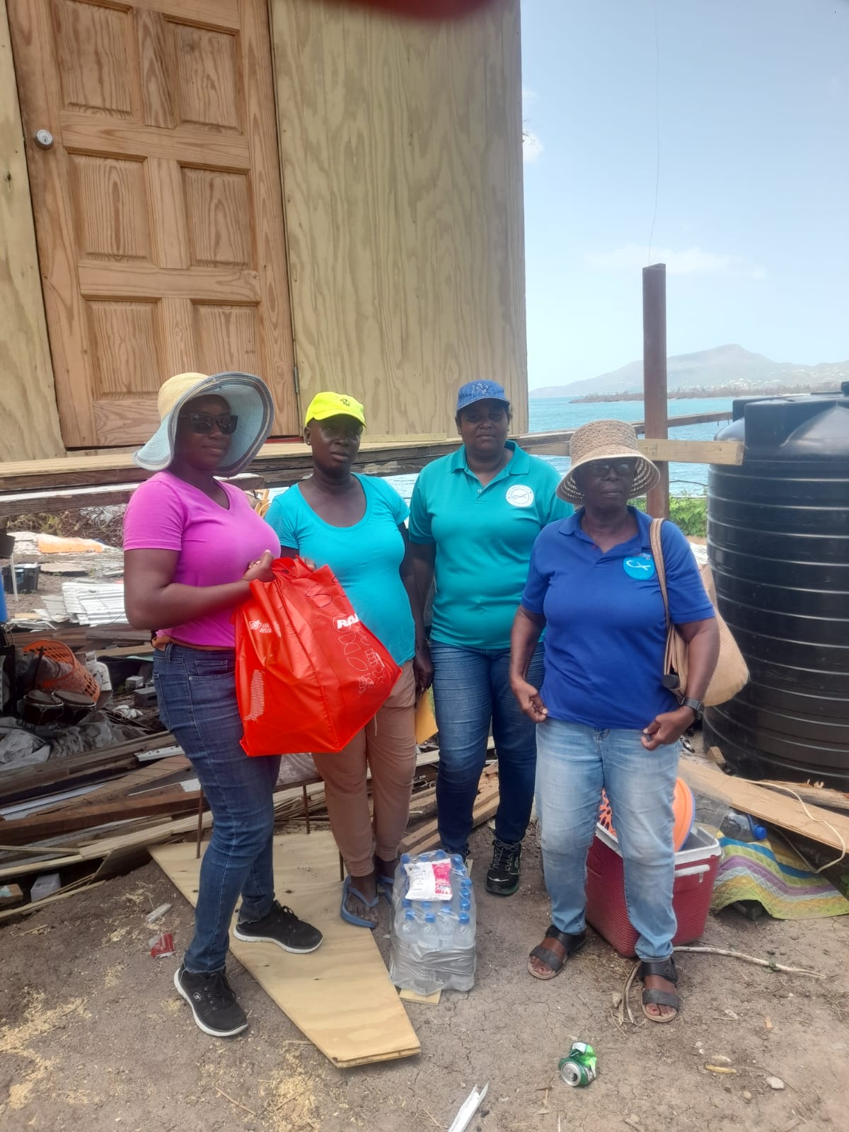 SVP Grenada members provide essential items after Hurricane Beryl